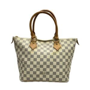 Louis Vuitton Damier Azur White Saleya Handbag